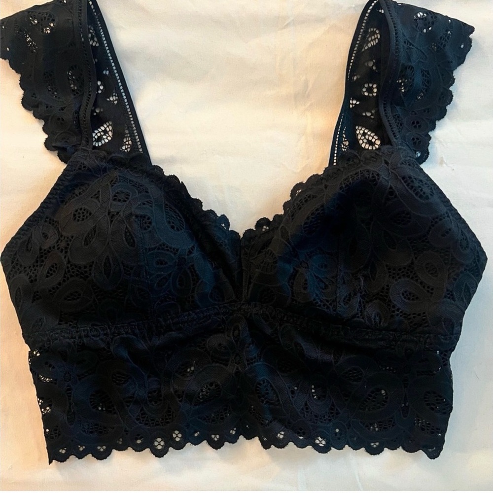 Hollister Black Lace Bralette